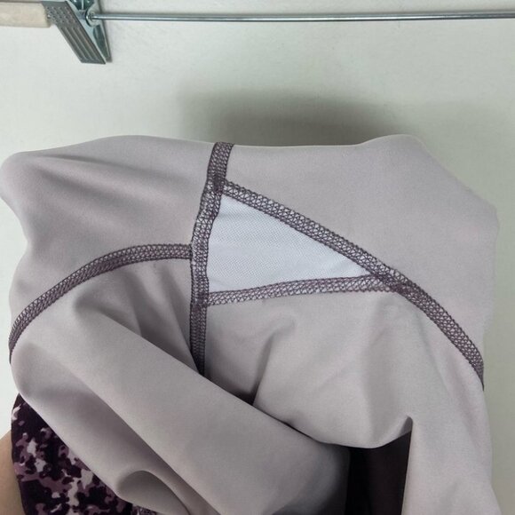 Balance Yoga Purple Printed High Waist Leggings Size Large Marble Speckle Yoga L - Picture 10 of 15